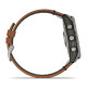 fēnix 7X Sapphire Solar - Titanium with Chestnut Leather Band - 51mm - Sapphire Solar - 010-02541-19 - Garmin